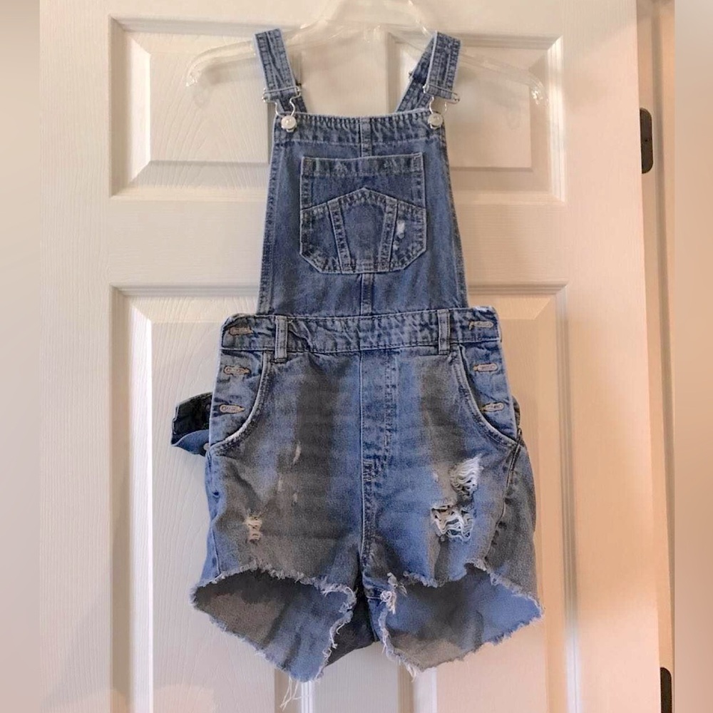 Overall Shorts